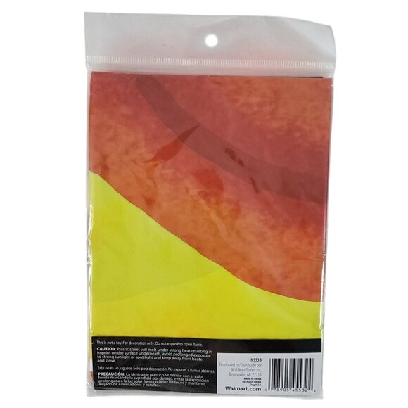 2/$15 Halloween Door Cover Happy Halloween Smiling Pumpkin 30x72" Photo Prop NEW - Picture 4 of 5